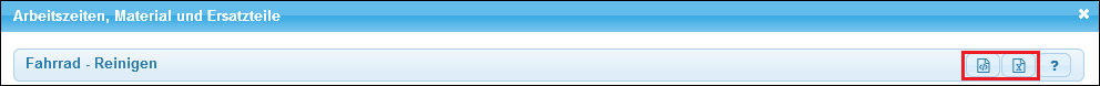Die beiden Export-Funktionen XML- und Excel-Export