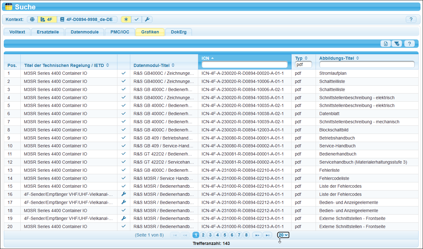Suche nach einem PDF-Dokument Suche nach einem PDF-Dokument