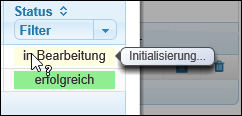 Initialisierung des Publizierungsjobs