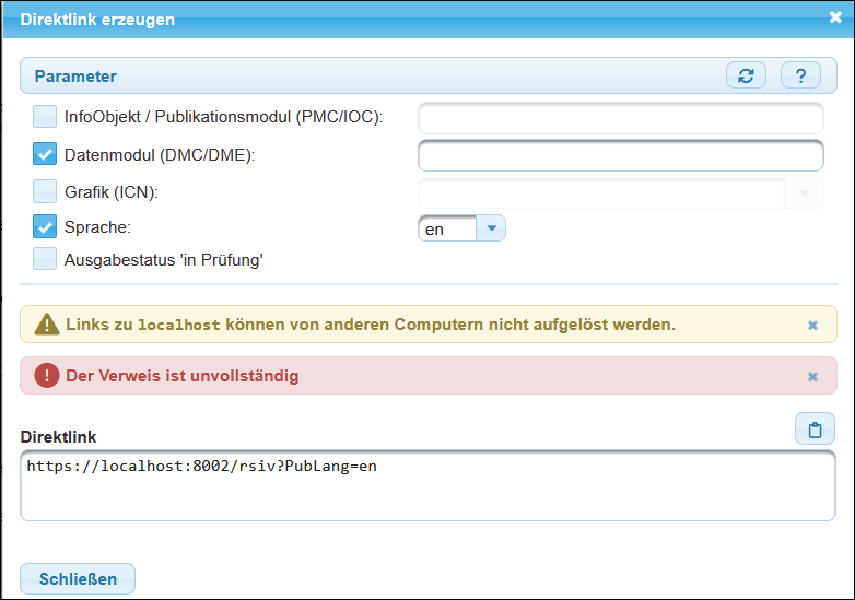 Keine Angaben zum Direktlink