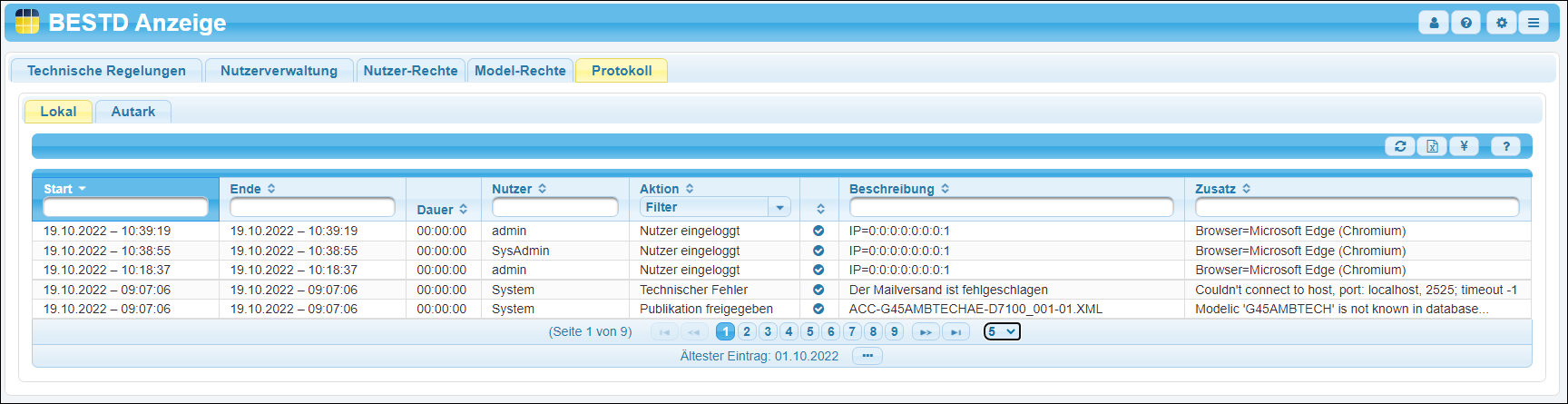 Die neue Publikation im Protokoll
