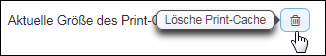 Funktion zum Löschen des Print-Cache